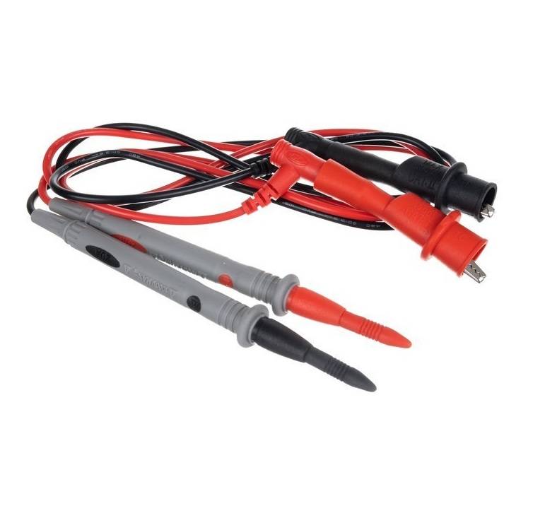 Multimeter Siliicone Cables Red Black Probe Test Leads Crocodile Clips Tester 