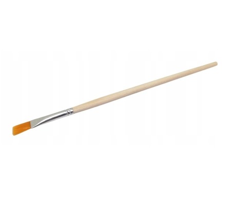 7mm Wooden ESD Flat Brush with Soft Bristles