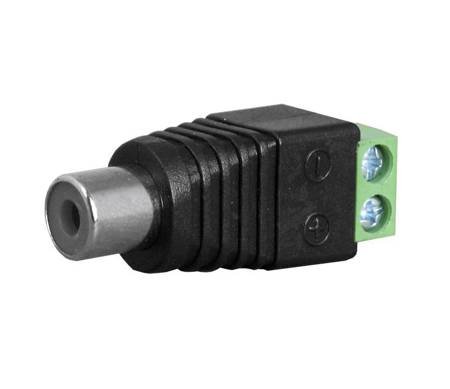 RCA Chinch Female to ARK Terminal Block Adapter